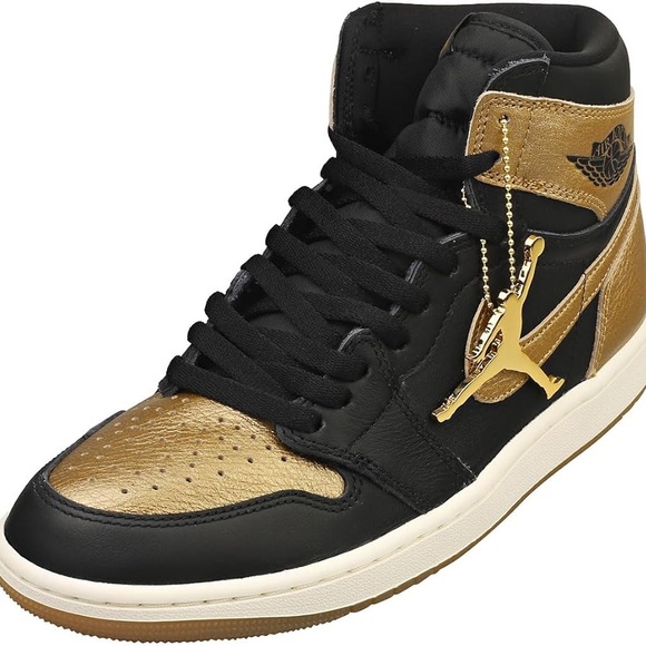 Nike Air Jordan 1 Retro High OG Black Gold Men’s Size 15 NIB